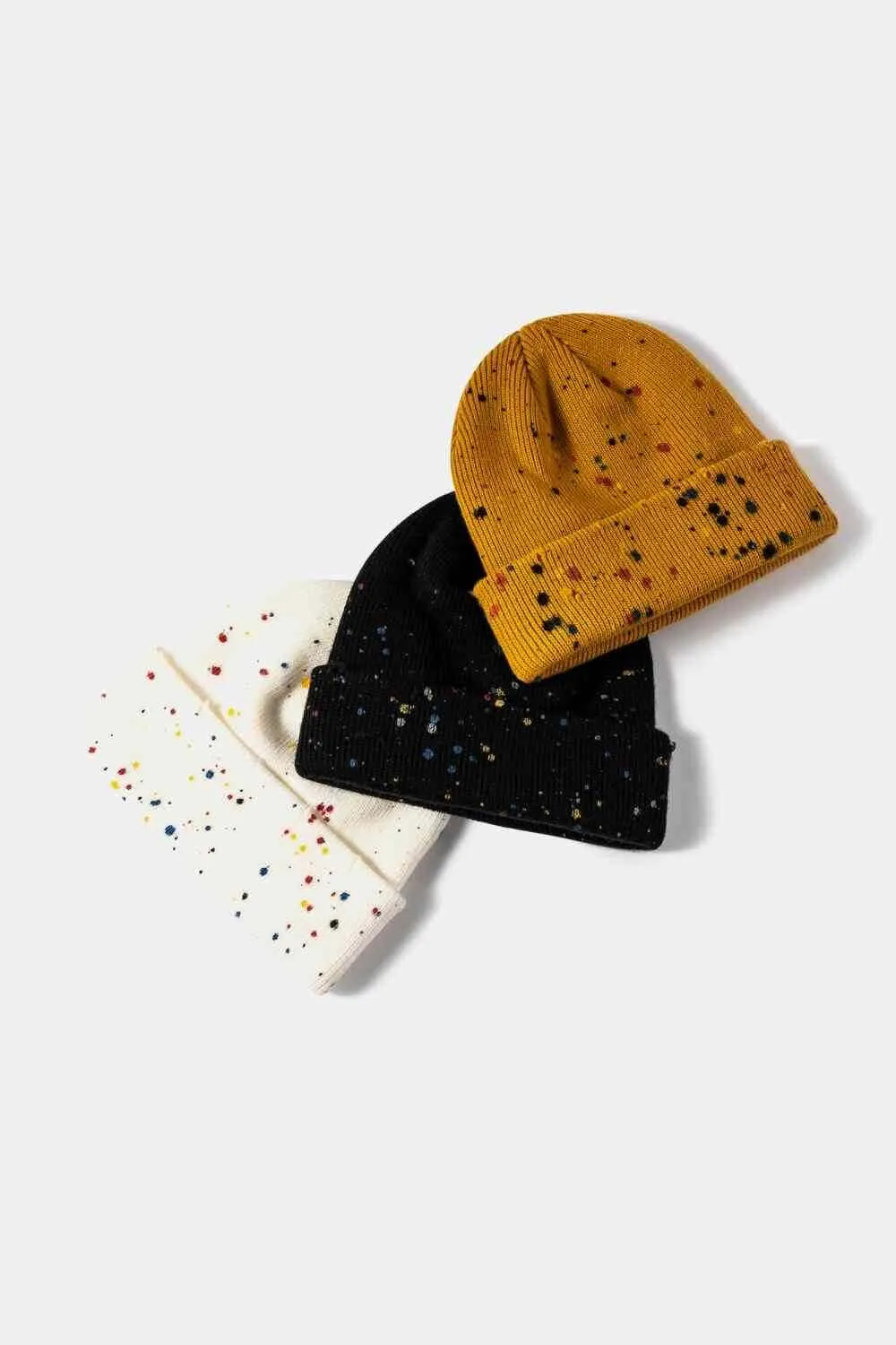 Confetti Rib-Knit Beanie - Stylish & Cozy Winter Hat