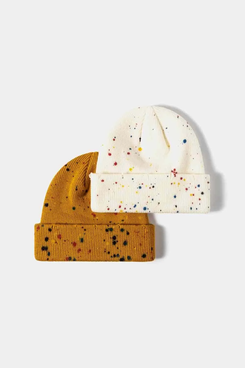 Confetti Rib-Knit Beanie - Stylish & Cozy Winter Hat