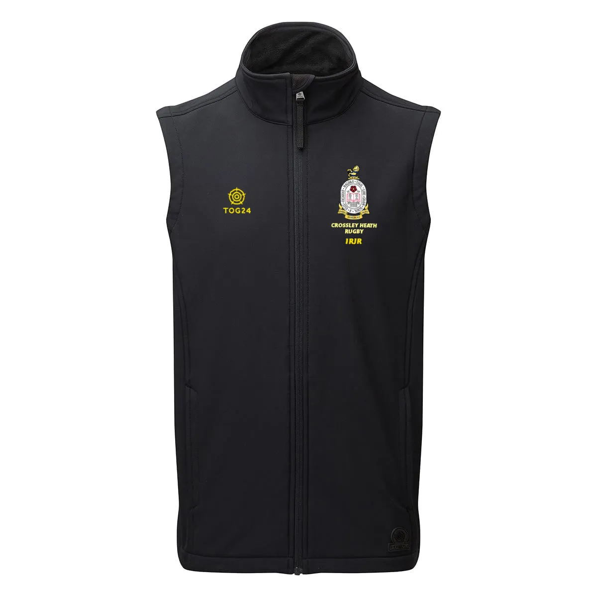 Crossley Heath Mens - Valley Softshell Gilet Black