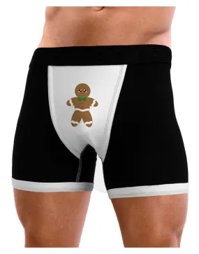 Cute Gingerbread Man Christmas Mens Boxer Brief Underwear