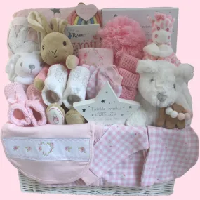 Deluxe 20 Piece Baby Girl Gift Hamper