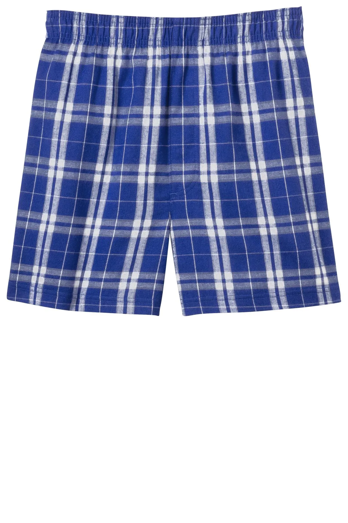 District Young Men's Flannel Plaid Boxer. DT1801