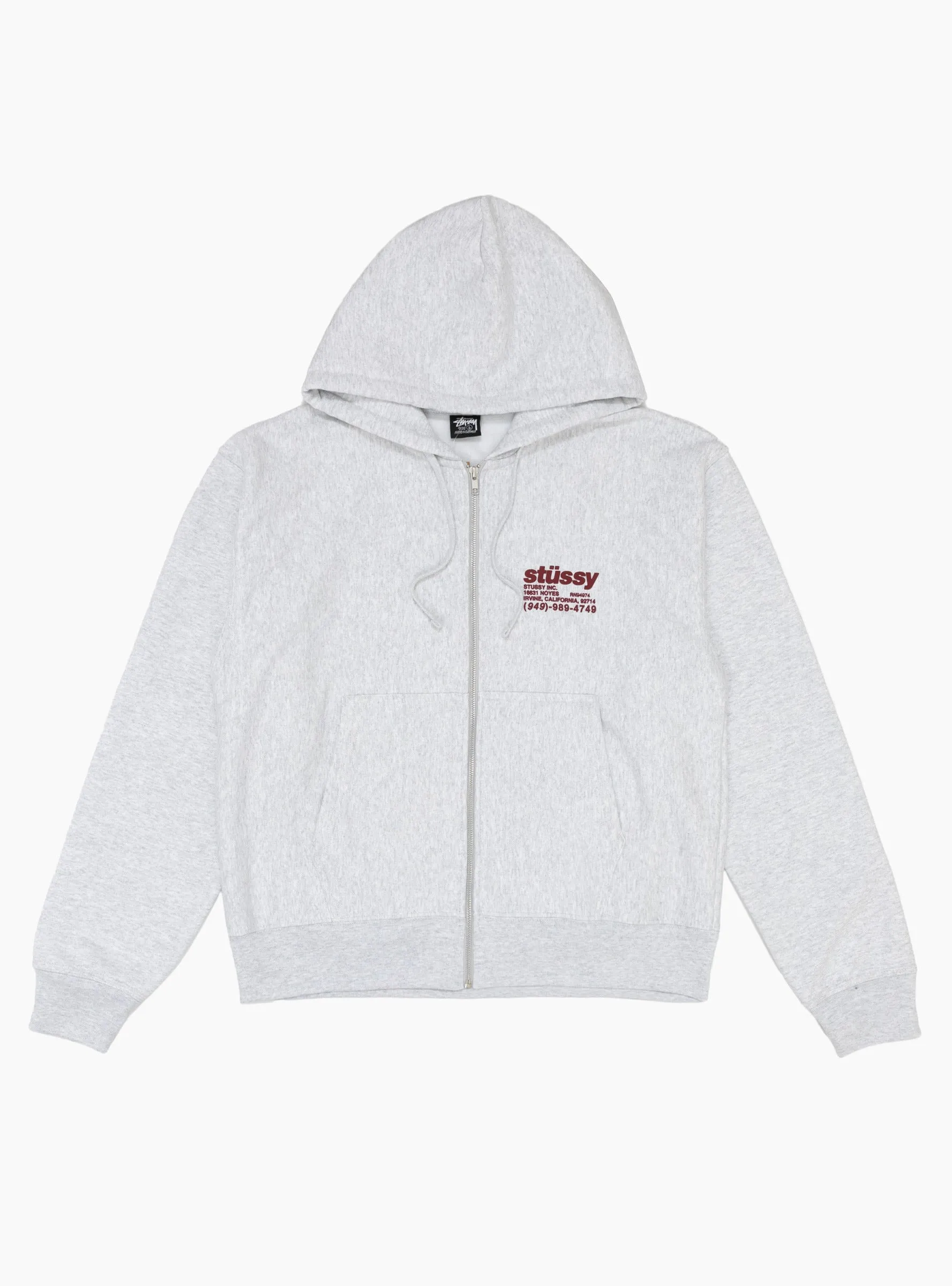 DNA Zip Hoodie Ash Heather