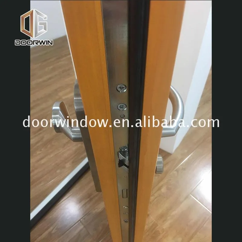 DOORWIN 2021Wholesale home entry doors grey aluminium full view door