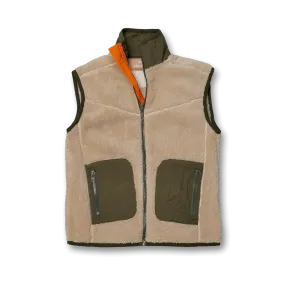 Dual Fabric Teddy Gilet