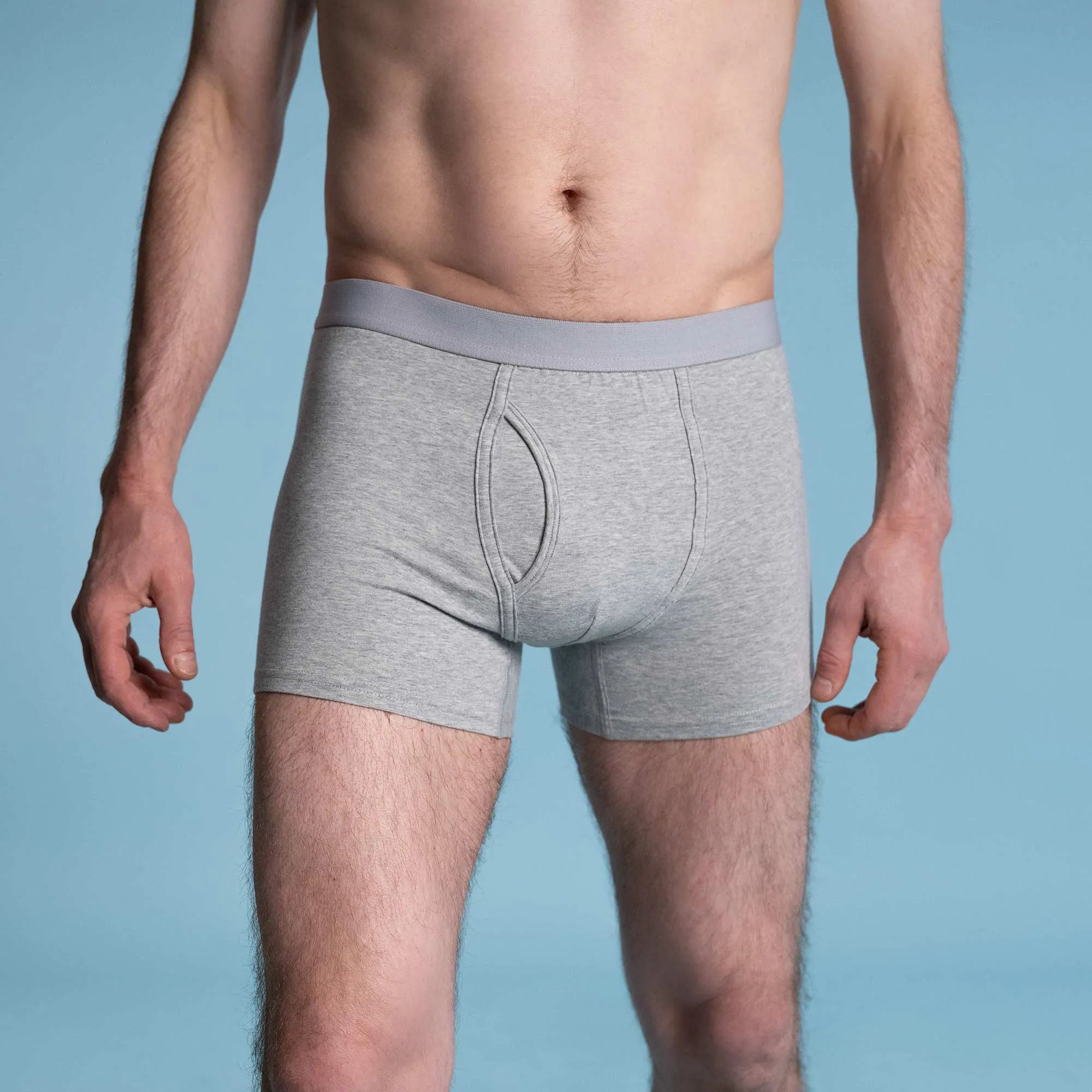 ESSEX Organic Cotton Sports Boxer Briefs (Gusset Crotch)