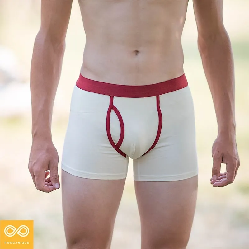 ESSEX Organic Cotton Sports Boxer Briefs (Gusset Crotch)