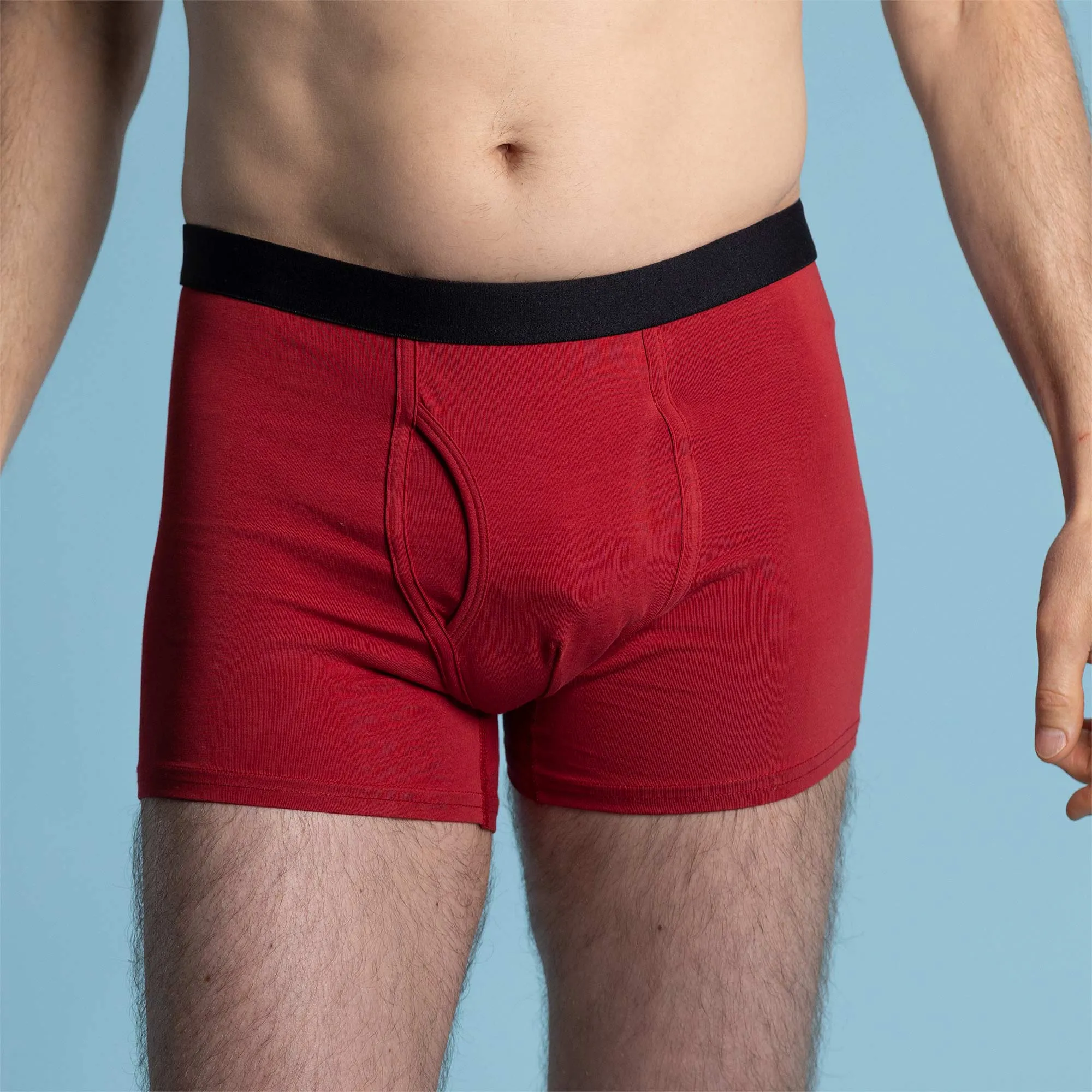 ESSEX Organic Cotton Sports Boxer Briefs (Gusset Crotch)