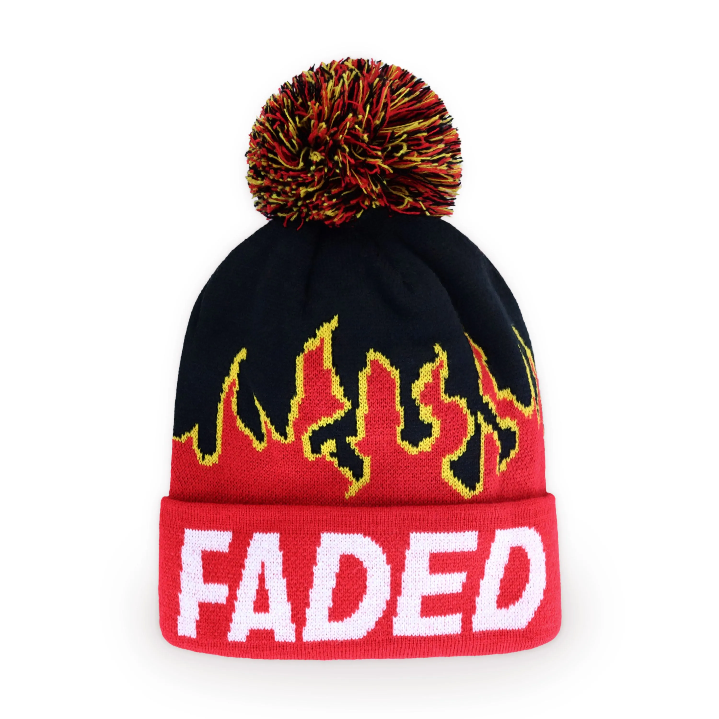 Faded Pom Beanie