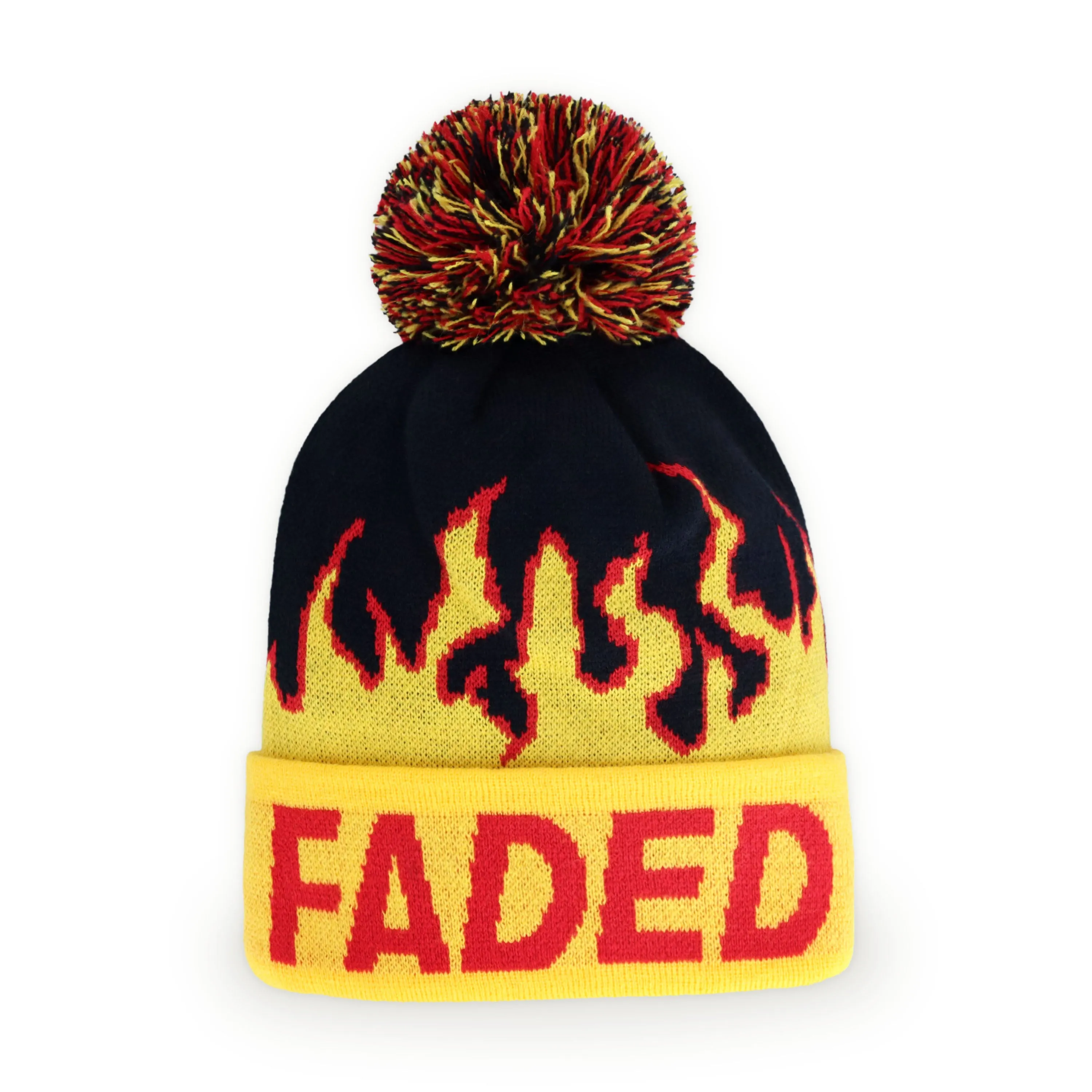 Faded Pom Beanie