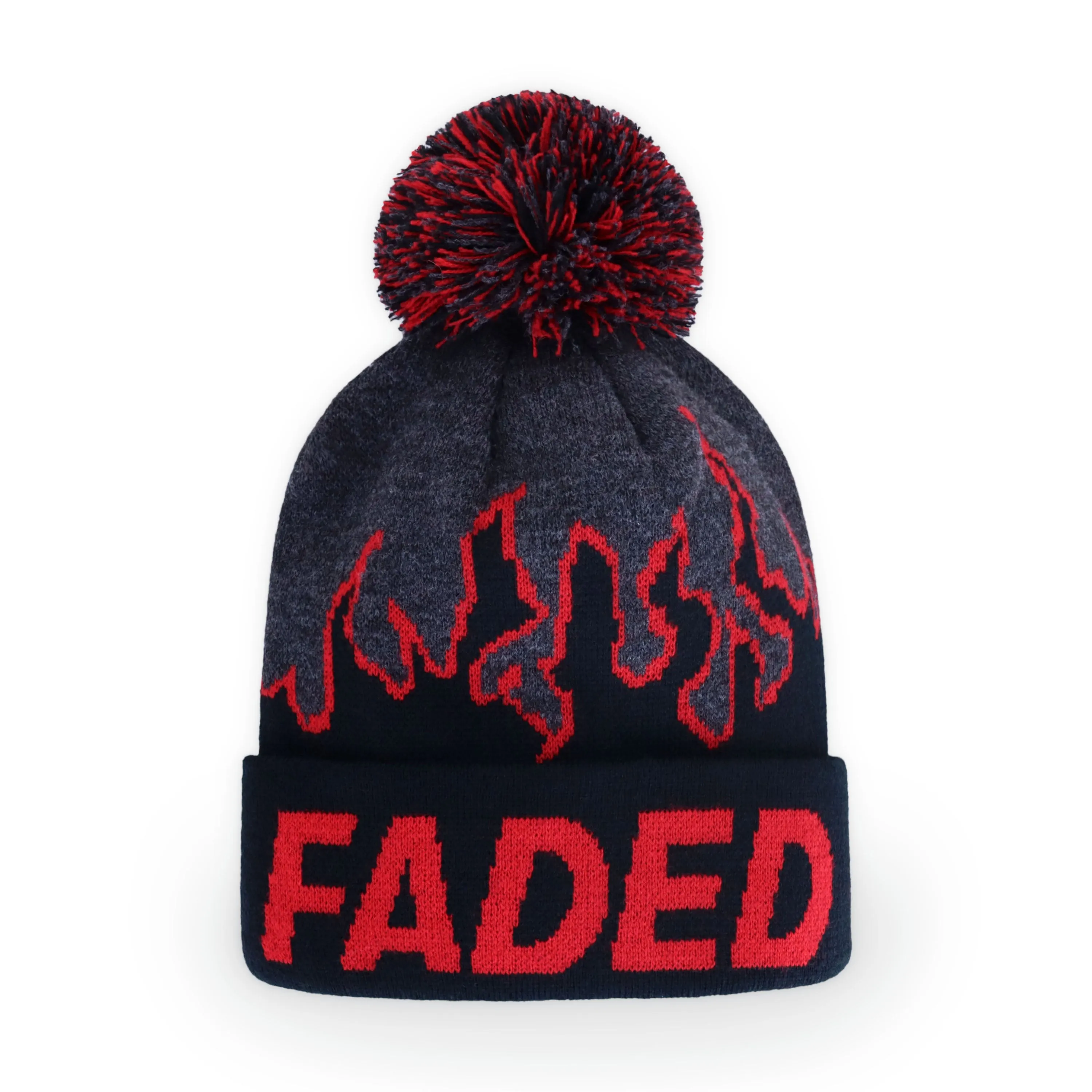 Faded Pom Beanie