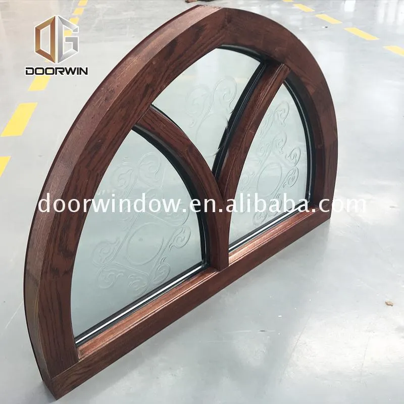 Fashion wooden arched windows craftsman transom window