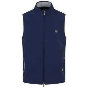 Flex Adapt Full Zip Tailored Fit Gilet Navy - AW23