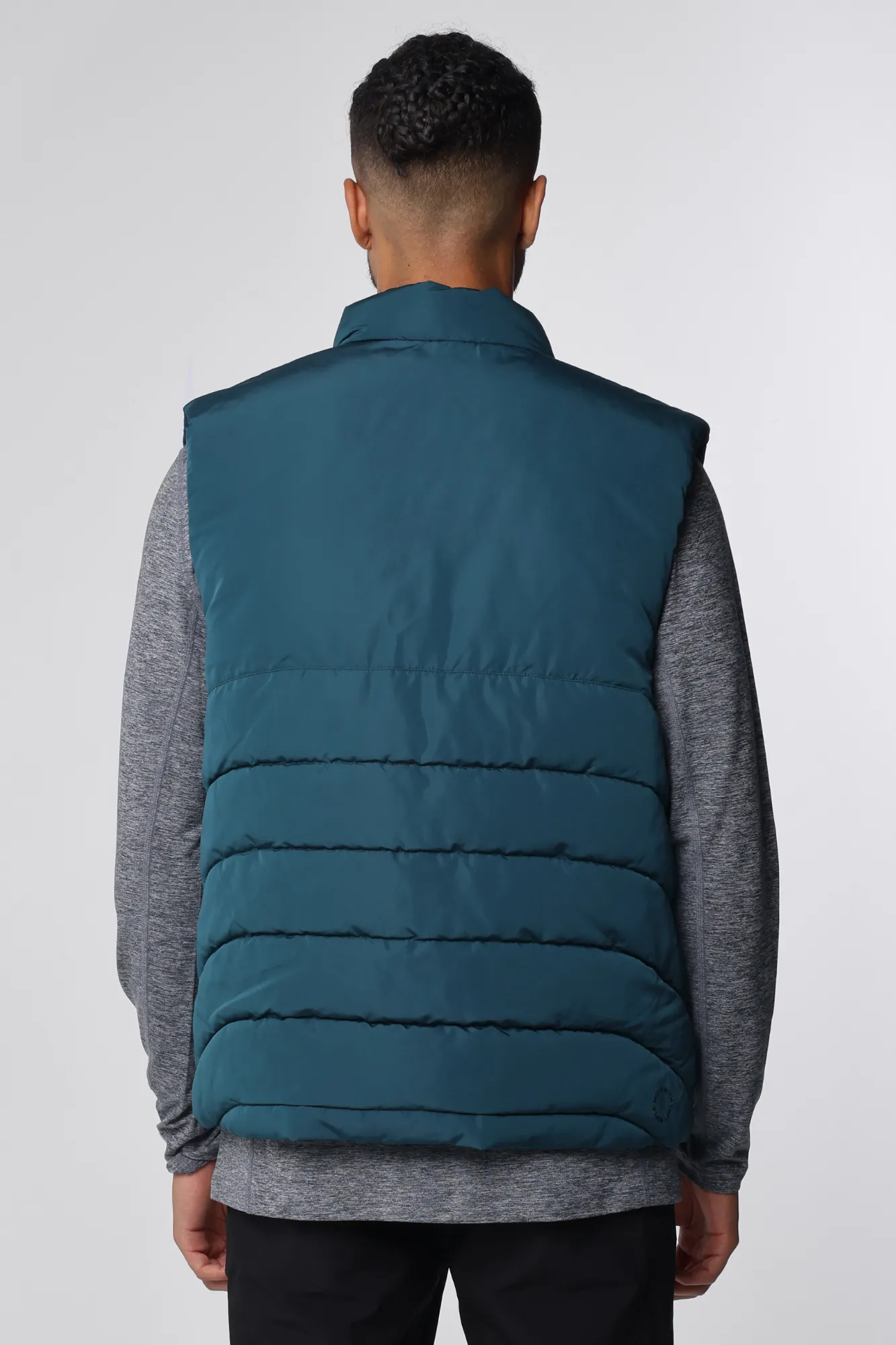 Flint Reversible Gilet Warm Green/Black Print