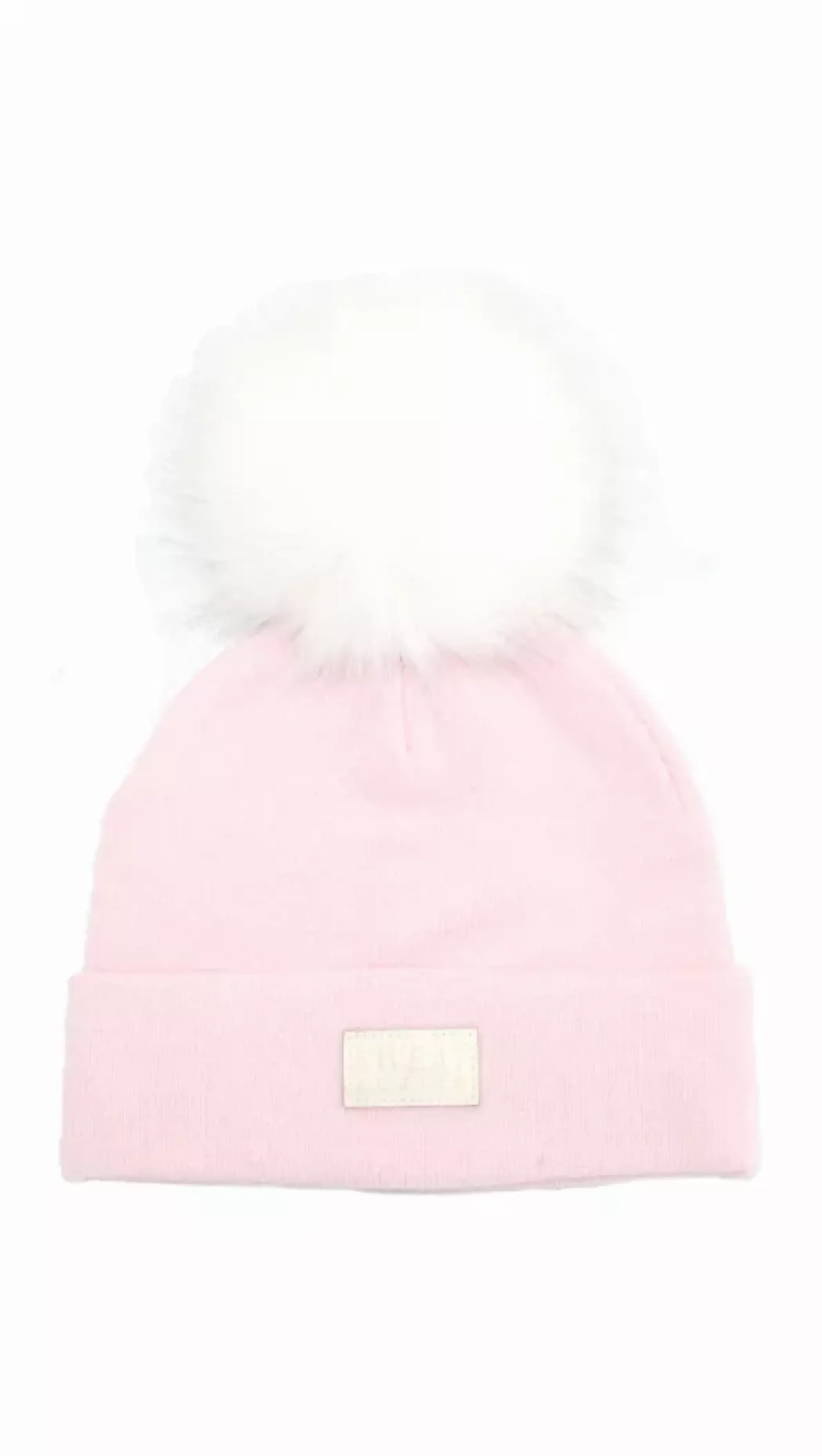 Fur Pom Beanie Hat