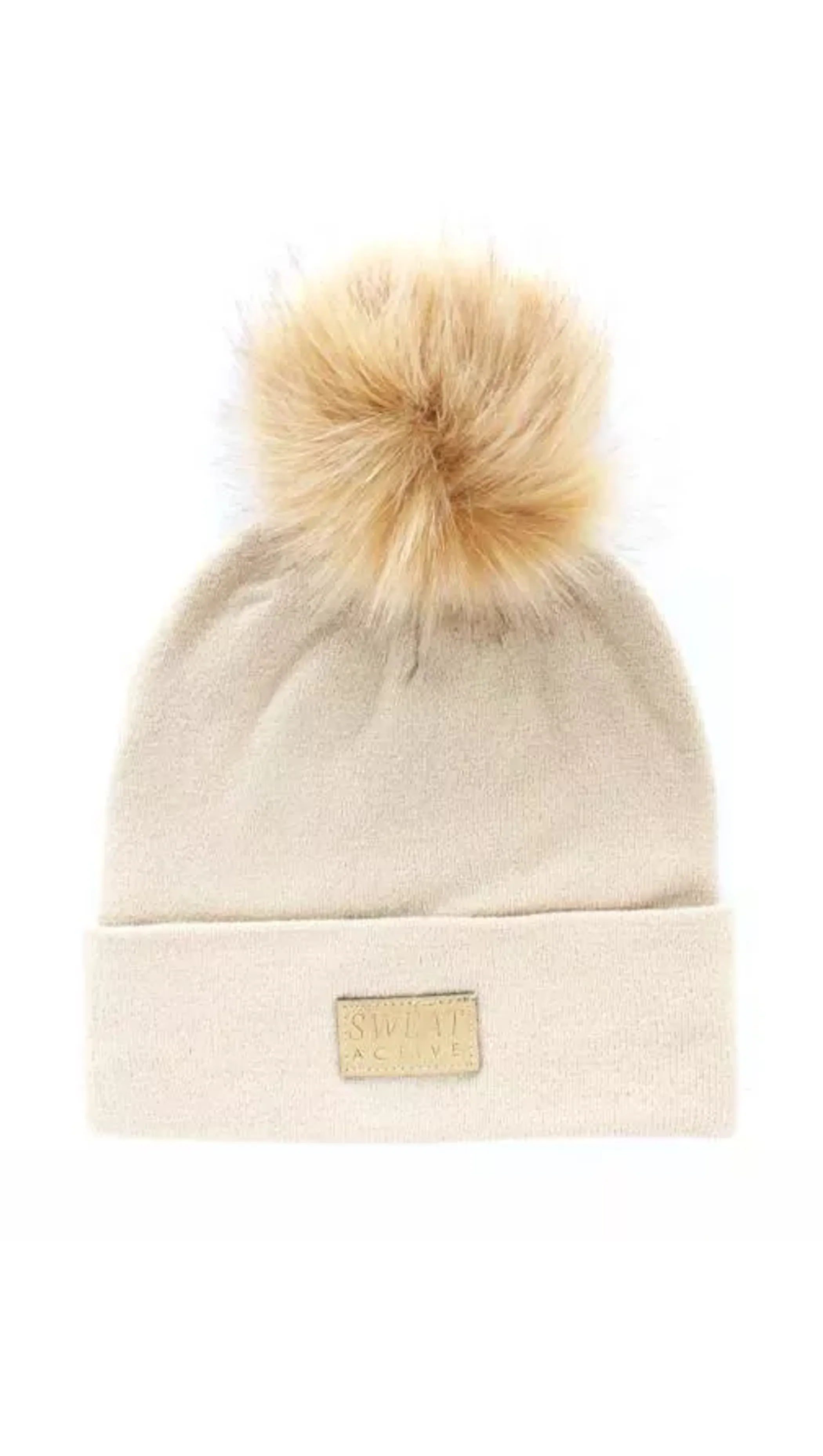 Fur Pom Beanie Hat