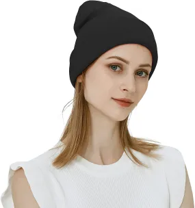 Gotneto Beanie for Men Women Cuffed Cap Unisex Knit Hat Winter Slouchy Beanie Plain Beanies Soft Skull Cap Daily Beanie Hat