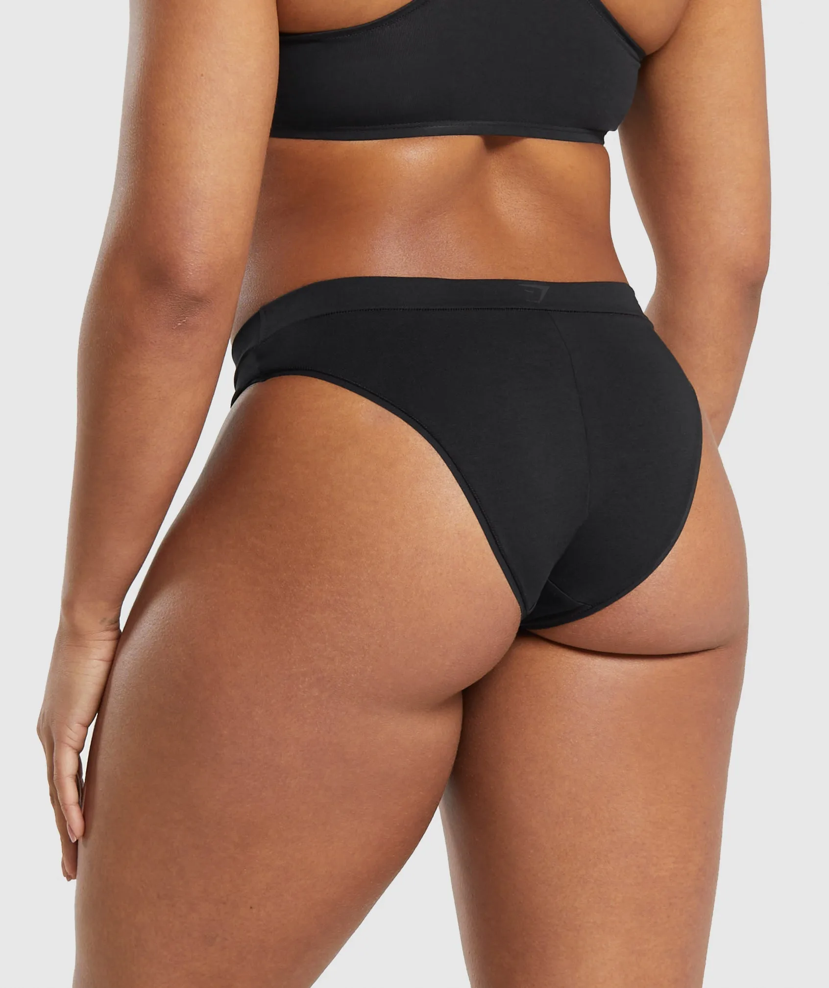 Gymshark Cotton Brief - Black