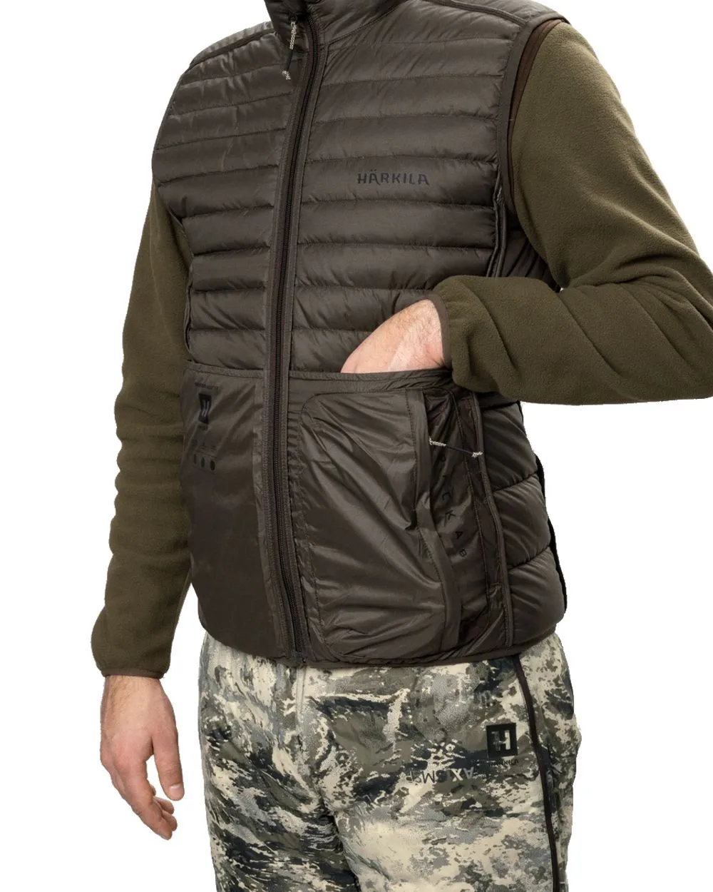 Harkila Mountain Hunter Expedition Reversible Down Waistcoat