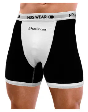 Hashtag Free Bacon Mens Boxer Brief Underwear