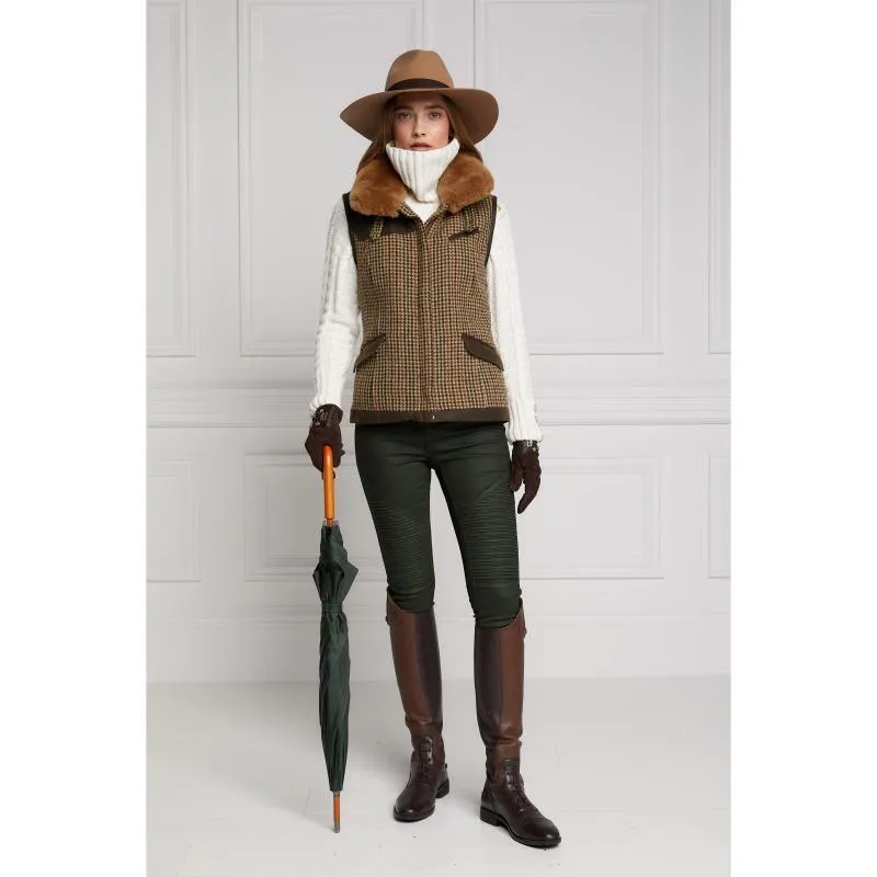 Holland Cooper Aviator Ladies Gilet - Hailes Green