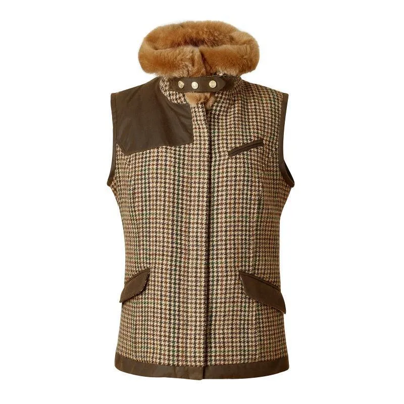 Holland Cooper Aviator Ladies Gilet - Hailes Green