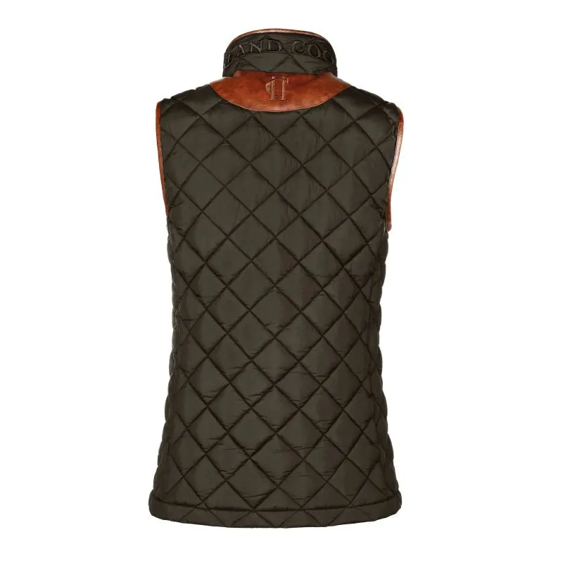 Holland Cooper Country Ladies Quilted Gilet - Heritage Khaki