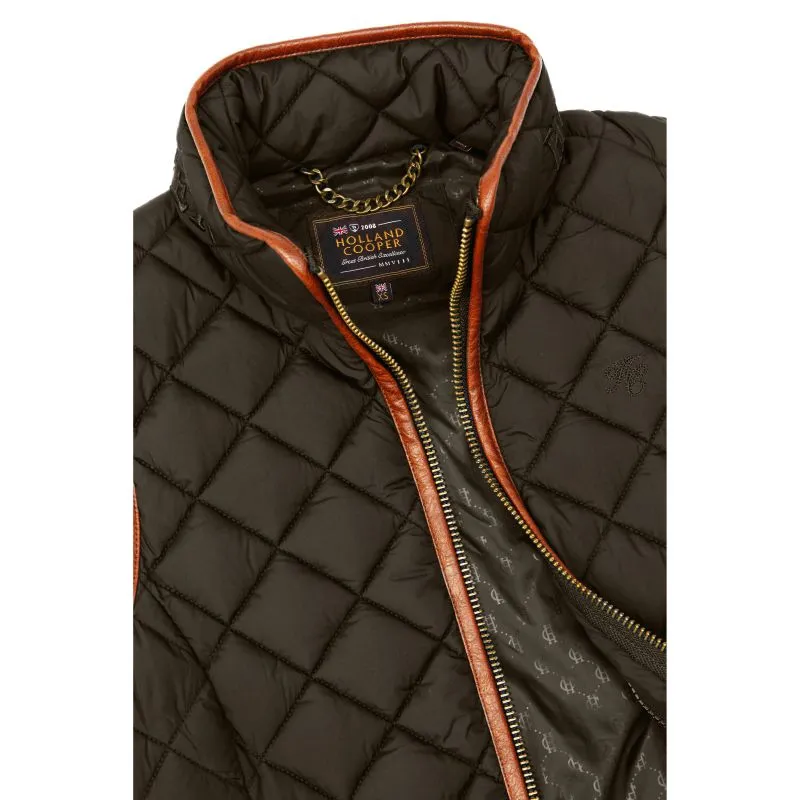 Holland Cooper Country Ladies Quilted Gilet - Heritage Khaki