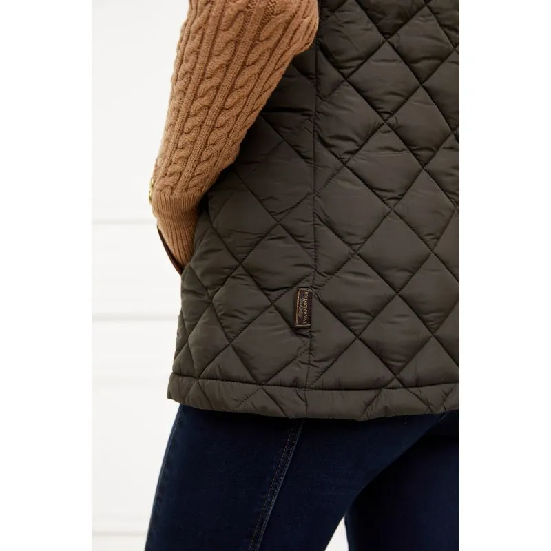 Holland Cooper Country Ladies Quilted Gilet - Heritage Khaki