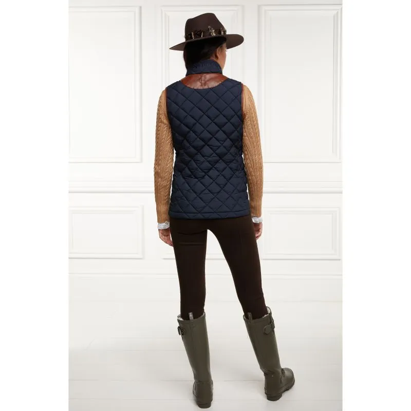 Holland Cooper Country Ladies Quilted Gilet - Ink Navy