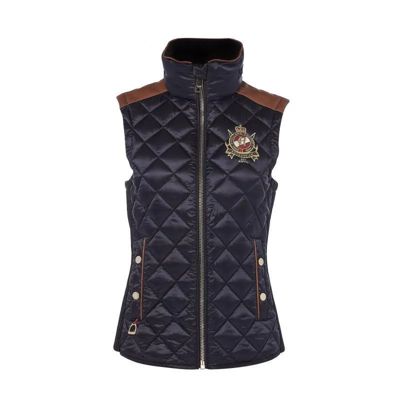 Holland Cooper Diamond Quilt Classic Ladies Gilet - Ink Navy