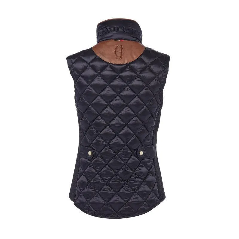 Holland Cooper Diamond Quilt Classic Ladies Gilet - Ink Navy