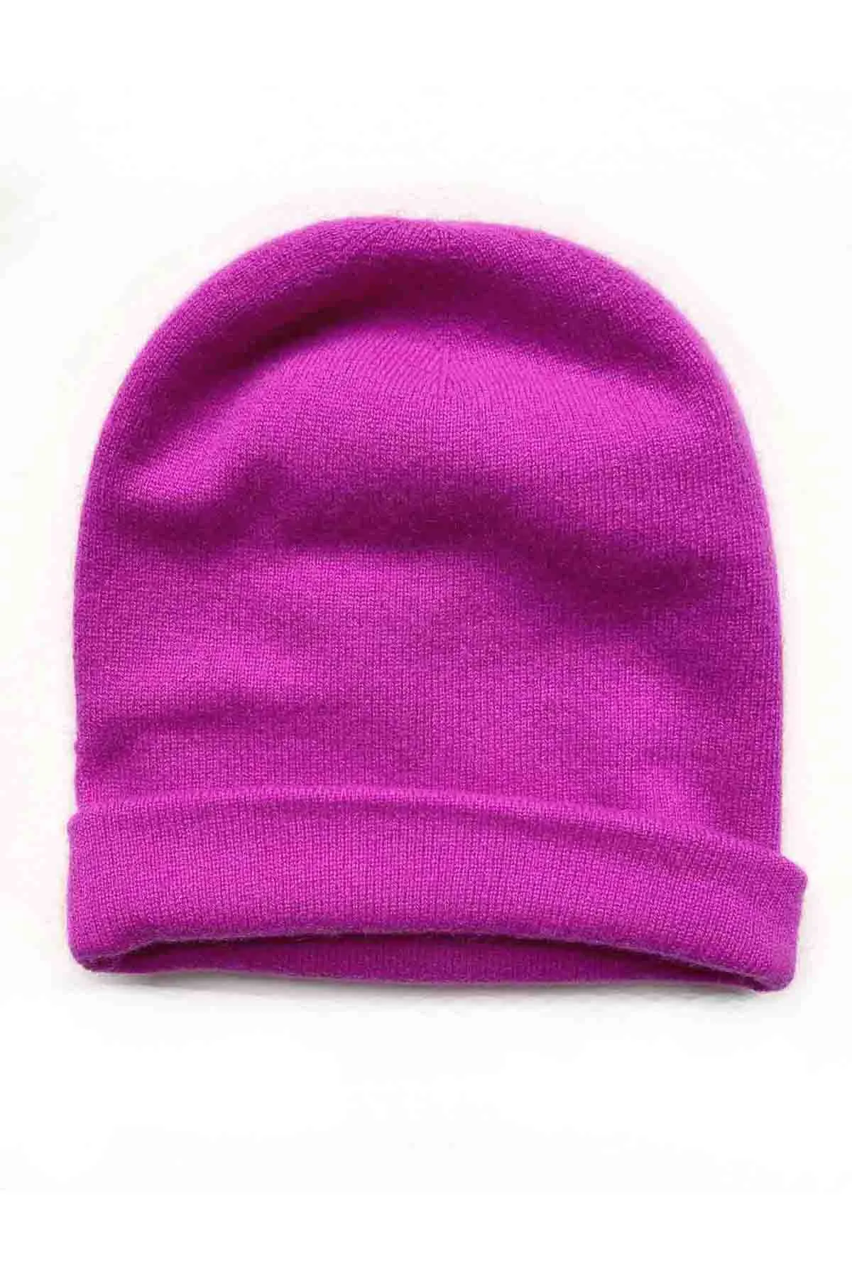 Hot pink Cashmere Beanie Hat for Women