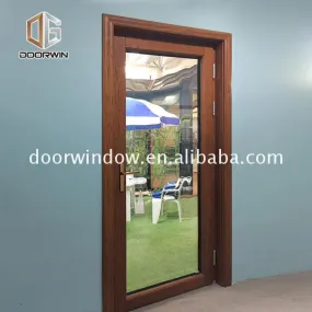 Hot sale factory direct thermal break aluminium doors the glass door reviews company