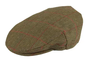 HW32 - Mix Wool Tweed Cap - DARK GREEN (5907/51)