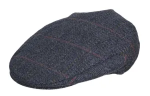 HW32 - Mix Wool Tweed Cap - NAVY