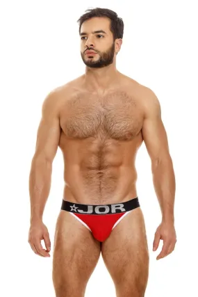 JOR 1719 Match Jockstrap Color Red