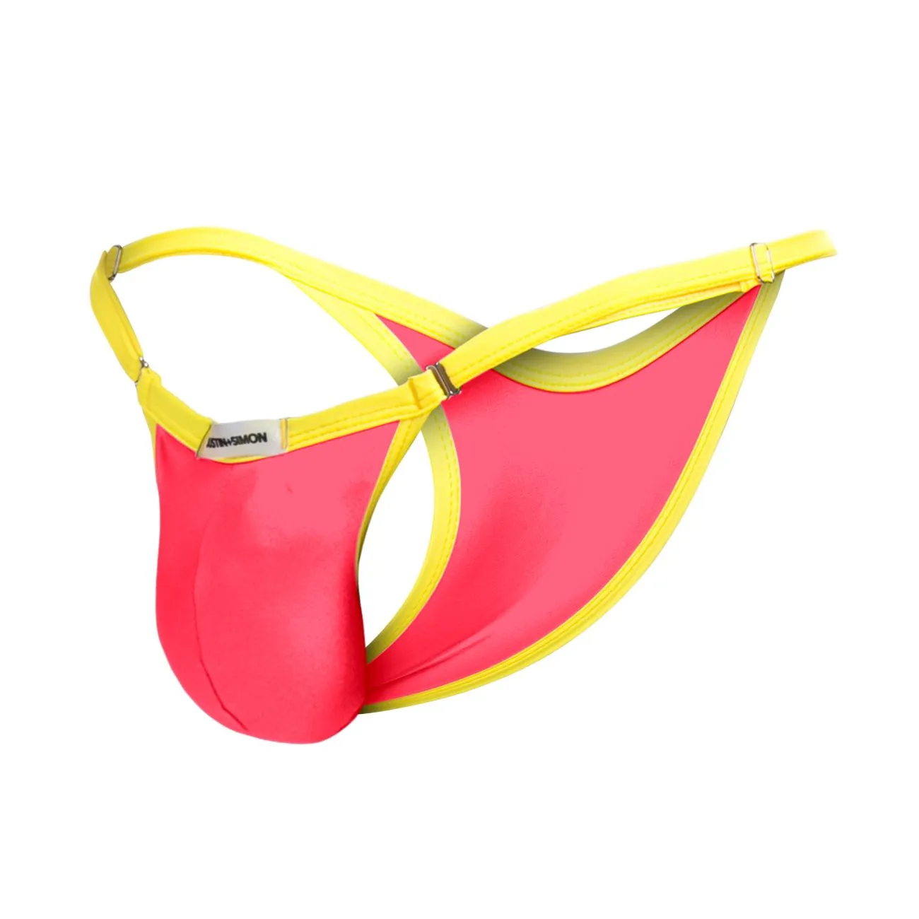 JUSTIN SIMON XSJ12 Bikini One Color Coral