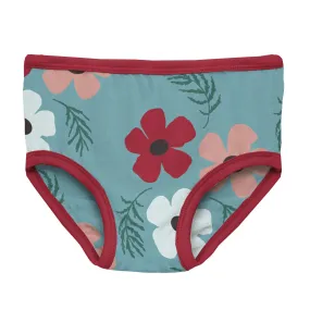 KicKee Pants Glacier Wildflowers Girls Underwear