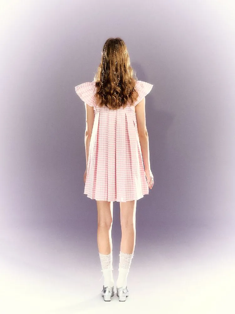 Lace square neck babydoll dress【s0000009317】