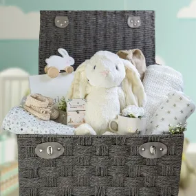 Large Mum To Be Gift - Beautiful Bunny Basket