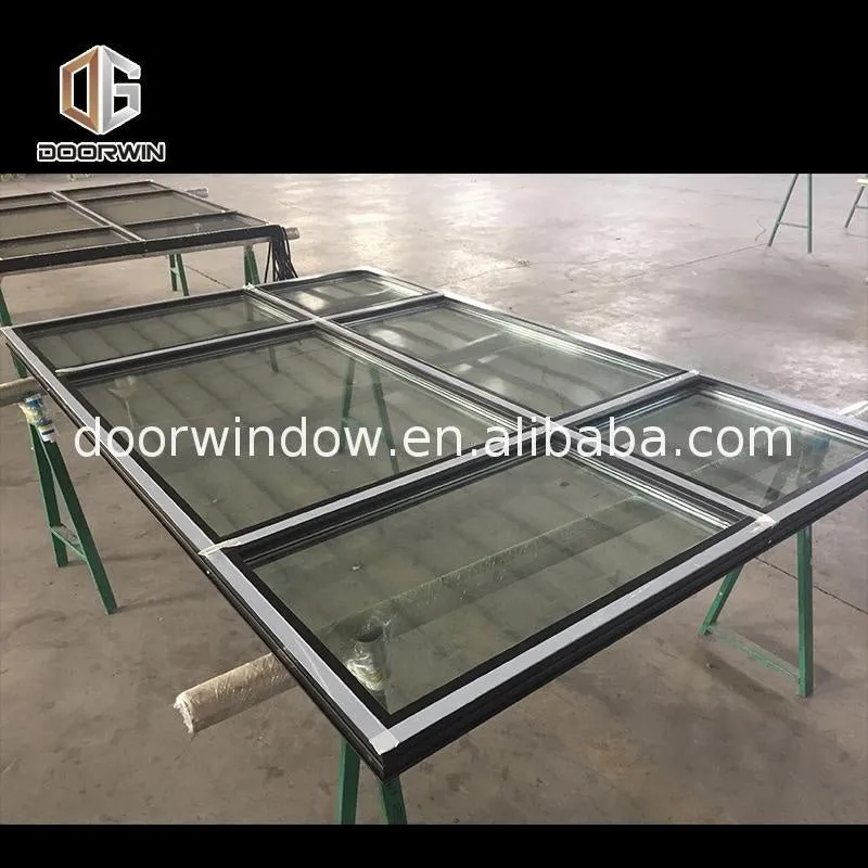 Latest window designs large glass windows jalousie by Doorwin on Alibaba