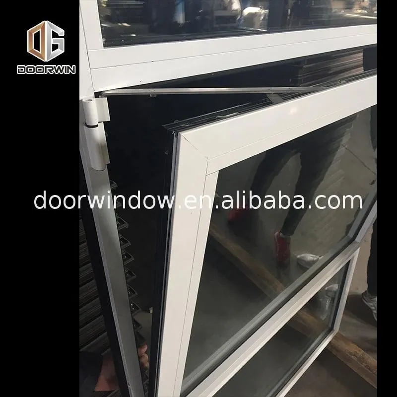 Latest window designs large glass windows jalousie by Doorwin on Alibaba