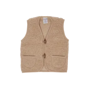 Latte Woollen Kids Gilet