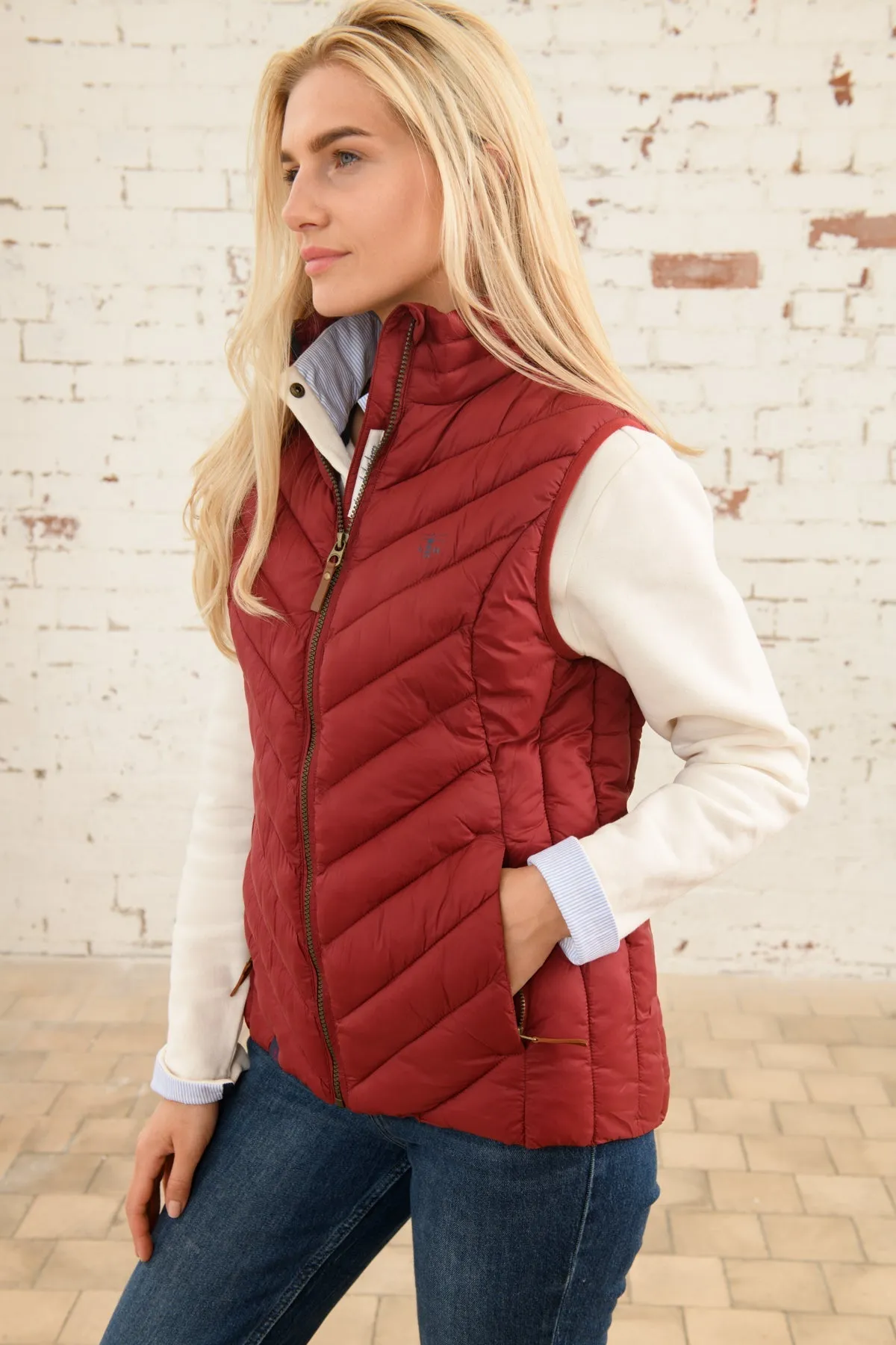 Laurel Gilet - Maroon