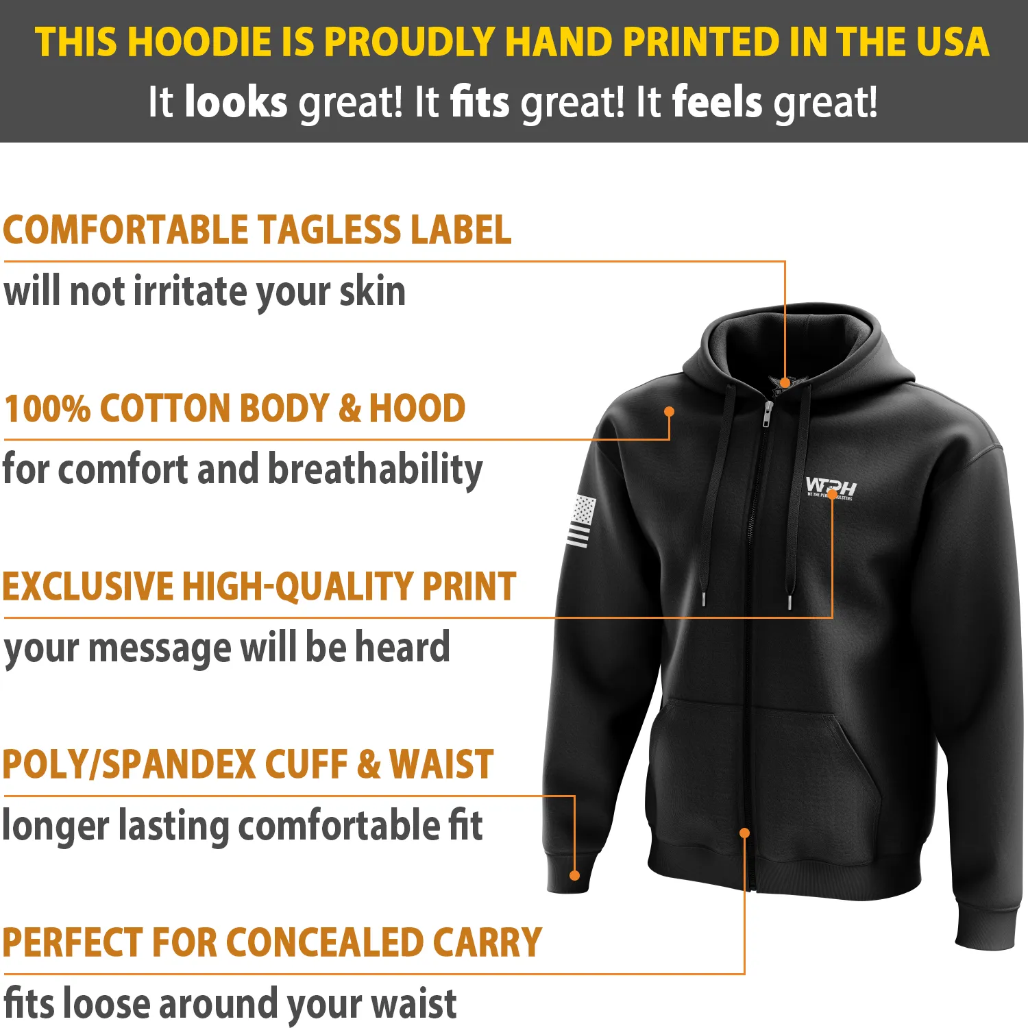 Let's Go Brandon Zip Up Hoodie