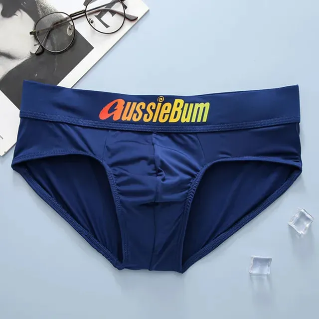 Letter Low Waist Nylon Brief