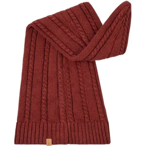 Lil'Atelier Fired Brick Riko Lang Knit Santa Hat