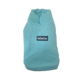 Lined Fleece Sweater For Dogs - Aqua Blue