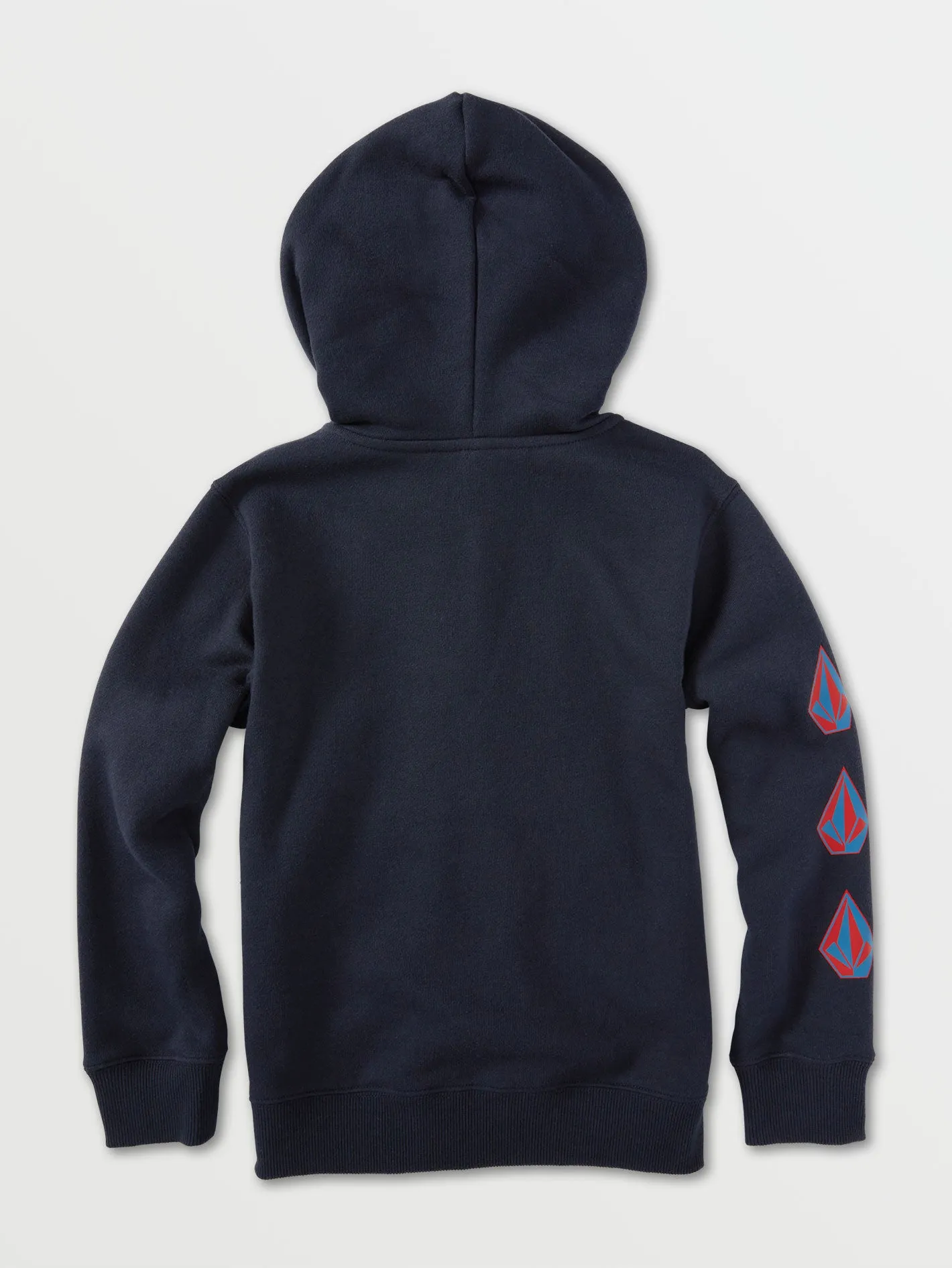 Little Boys Iconic Stone Zip Hoodie - Navy